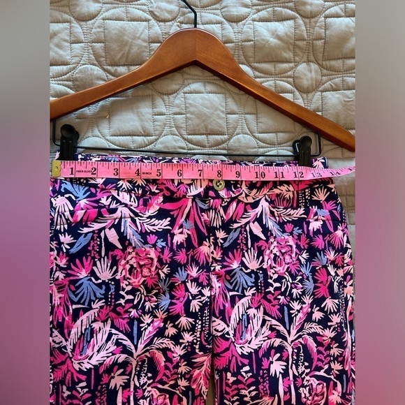 Lilly Pulitzer Kelly Skinny Ankle Pant Bright Navy Swing of Things - Picture 9 of 14